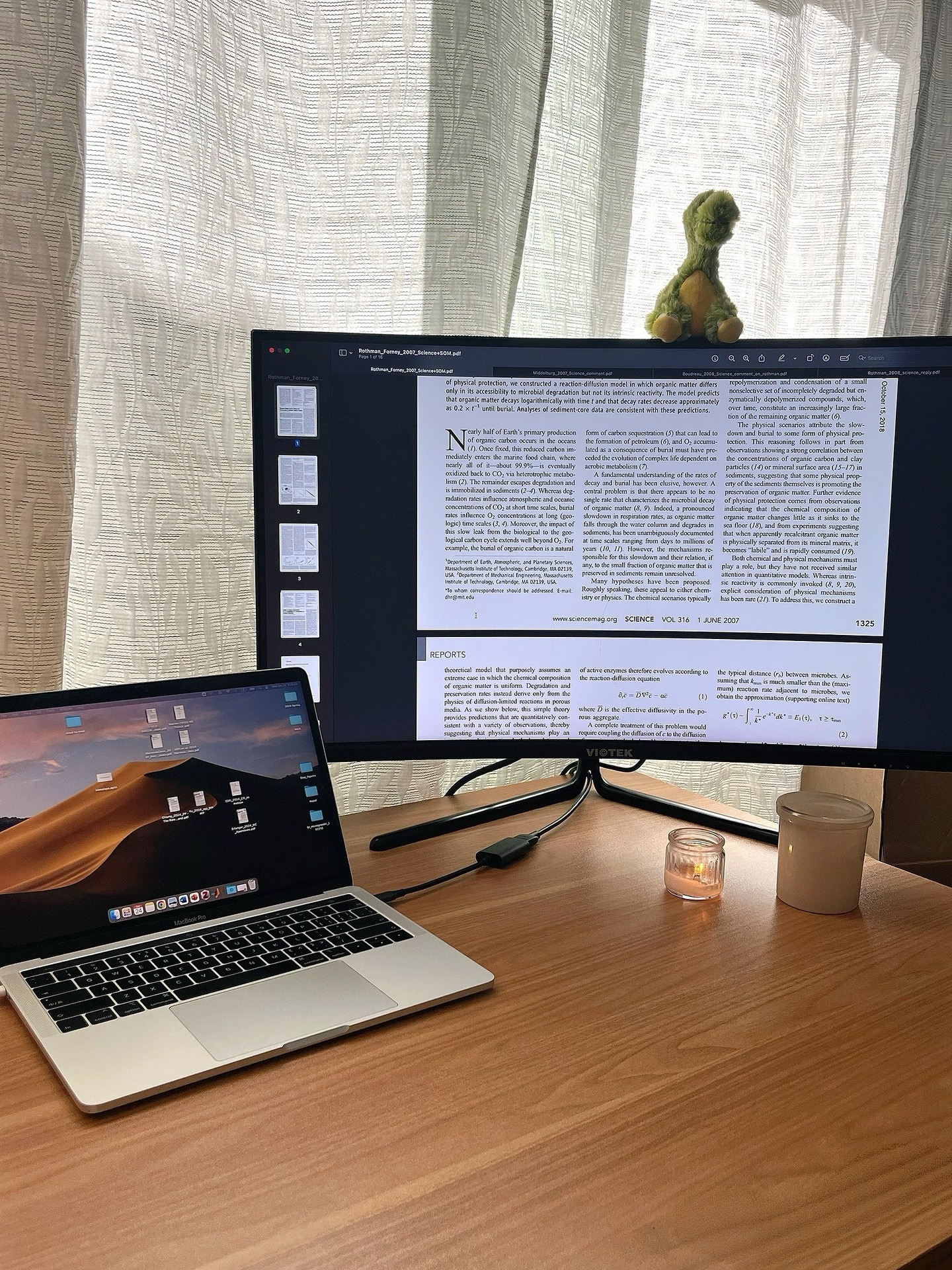 Professional consulting workspace used for research and care navigation planning